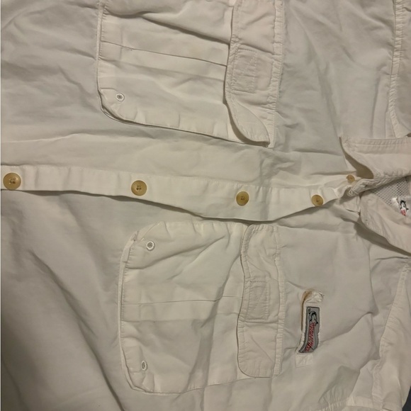 world wide sportsman fishing shirt 100% Cotton Men’s Large Dri-fit Net Back NWOT - Picture 3 of 15